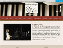 Tablet Screenshot of ecolesuzieauclair.com